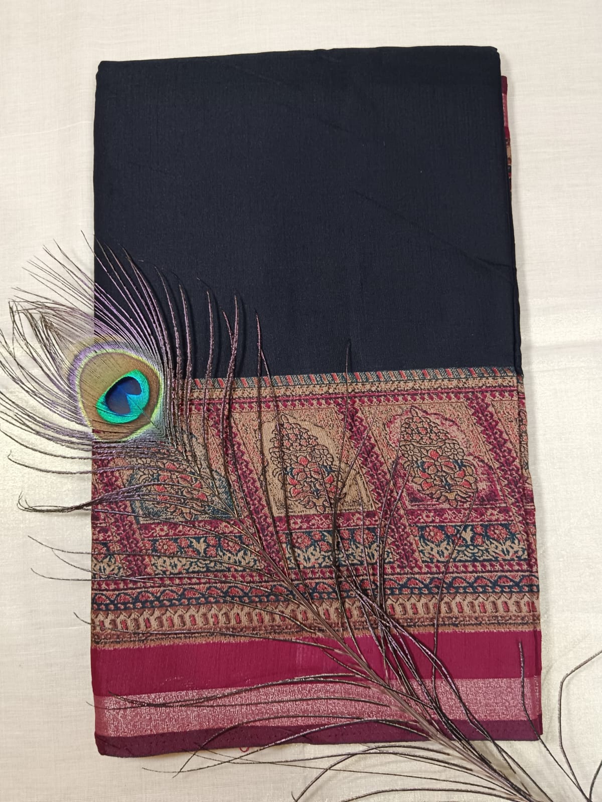 p105 Cotton Saree - Image 1