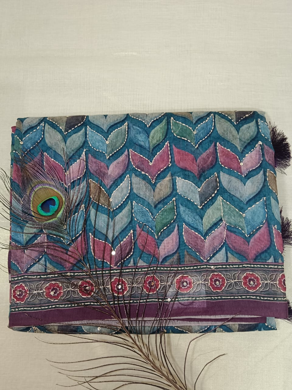 18 Prinithha Boutique Cotton Saree - Image 1